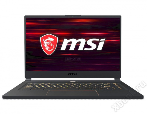Игровой мощный ноутбук MSI GS65 8SF-089RU Stealth 9S7-16Q411-089 вид спереди