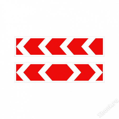 Знак «Направление поворота» 1880x420 вид спереди