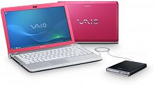 Sony VAIO VPC-Y21M1R Pink + внешний DVD-RW