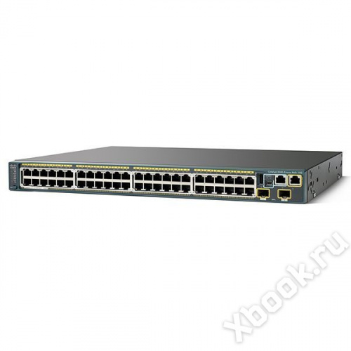 Cisco WS-C2960S-48FPD-L вид спереди