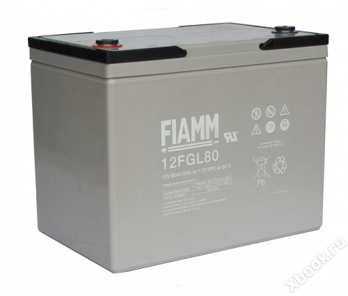 FIAMM 12FGL80 вид спереди